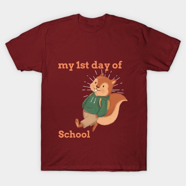 my 1st day at school T-Shirt by Zipora